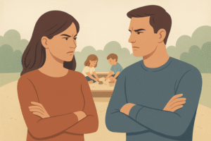 5 minut vědy napjatý pár v parku